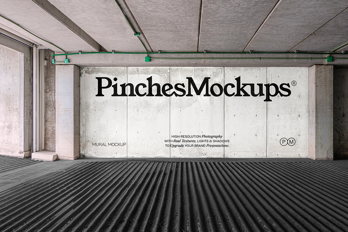 Wall Mockup PM WL01, a Mockup by PinchesMockups© (Photo 5 of 6)