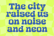 Retro Bold Psychedelic Font, a Handwritten Font by Simetrica Labs (Thumbnail 2 of 11)