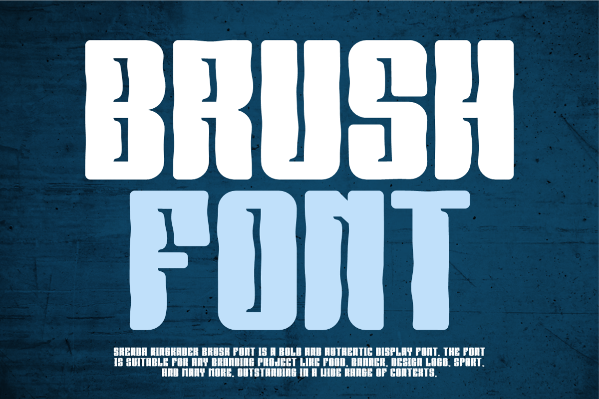 Srenda Kingkader Brush, a Handwritten Font by QR Design Studio (Photo 2 of 10)