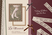 Vintage Ribbons, Frames & Bows, an Object Graphic by alonahaidash (Thumbnail 1 of 13)