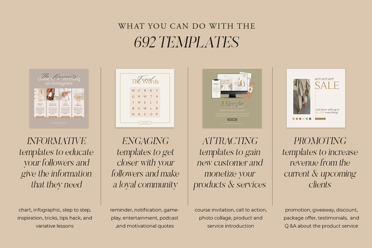 Instagram Coach Engagement CANVA PS, a Social Media Template by Eviory (Photo 4 of 48)