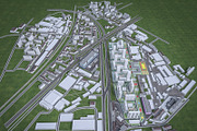 Residential and Industrial UrbanArea, an Architecture 3D Model by 3DNUTS (Thumbnail 8 of 21)