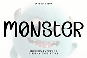 Monster, a Script Font by FreshTypeINK (Thumbnail 1 of 8)
