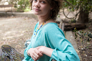 A medium shot of a young woman with, a Person Photo by Imaginarium
