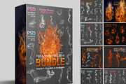 Fire & Smoke PNG Stock Bundle, a Shape Add-On by MRI STUDIO (Thumbnail 2 of 15)