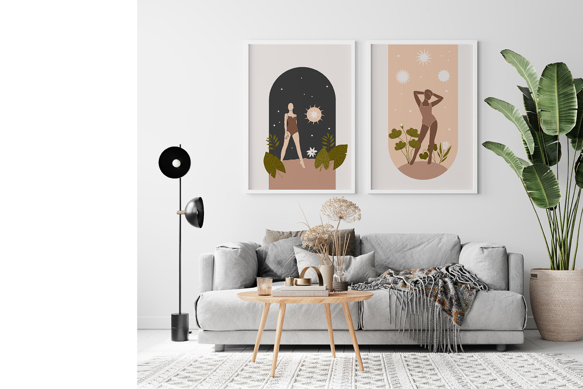 Summer Female Boho Graphics Set, a Decorative Illustration by Lana Sham (Photo 5 of 13)