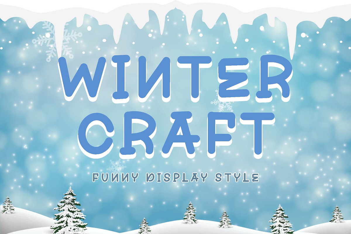 Winter Craft, a Handwritten Font by Yoga Letter (Photo 1 of 6)