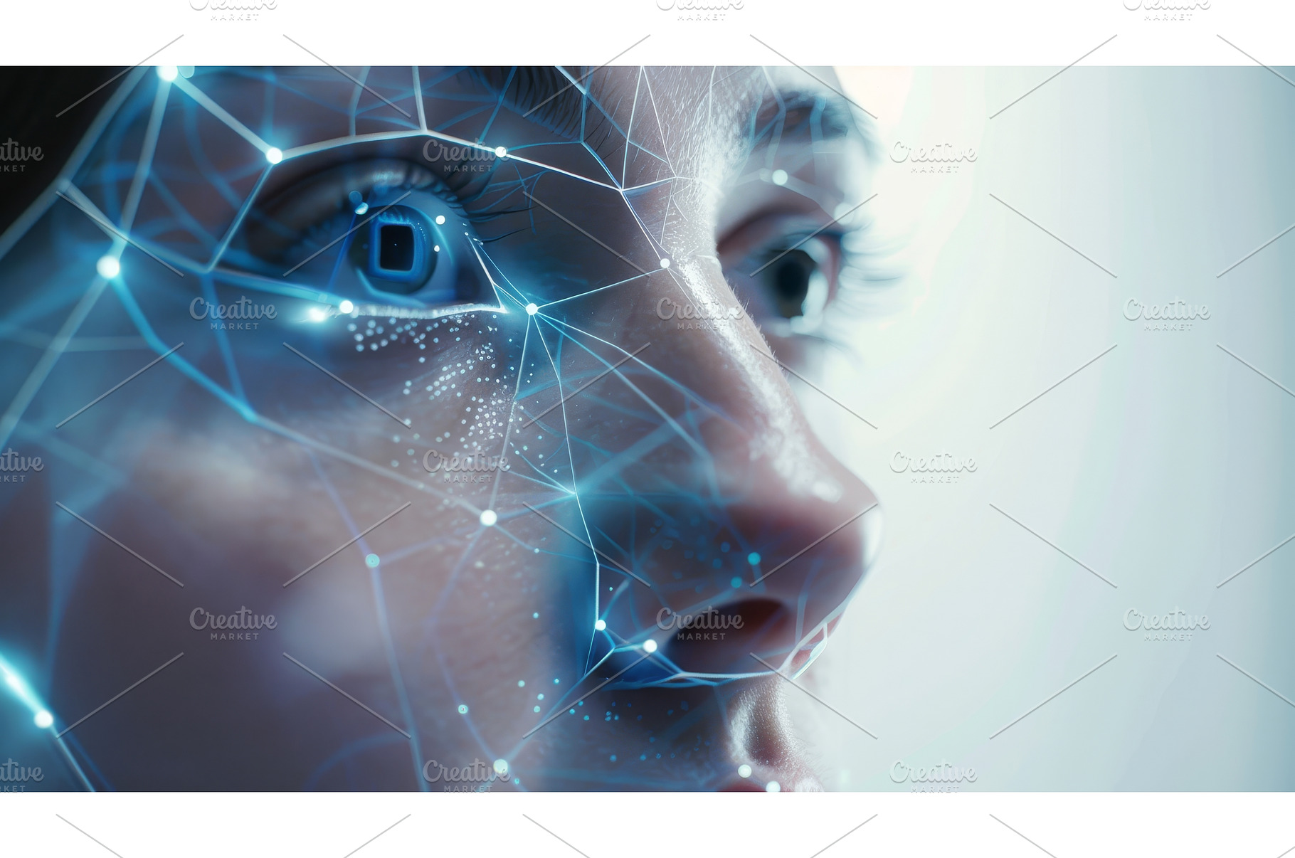 Biometric. Facial recognition, a Technology Photo by ZinetroN