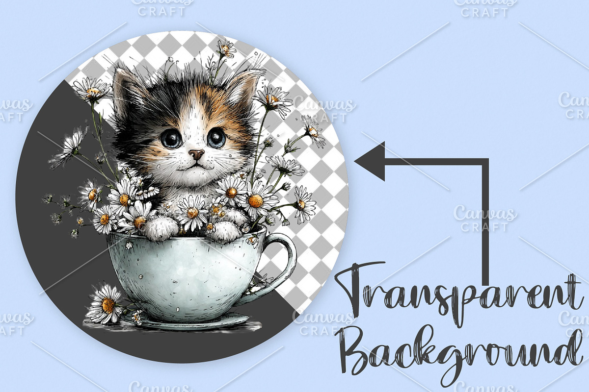 Whimsical Animals Spring Clipart PNG, an Illustration by Canvas Craft (Photo 2 of 7)