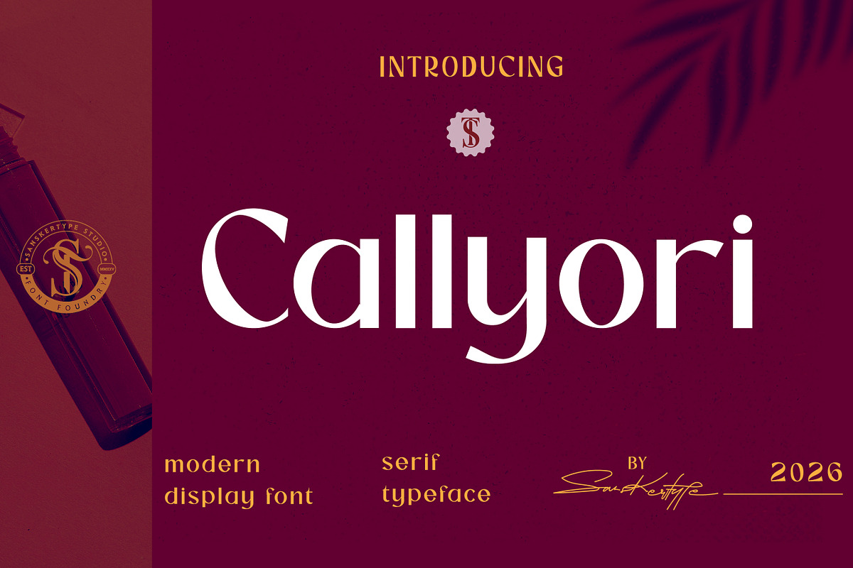 Callyori Sans - Modern Clean Font, a Sans Serif Font by Sanskertype Studio (Photo 1 of 10)