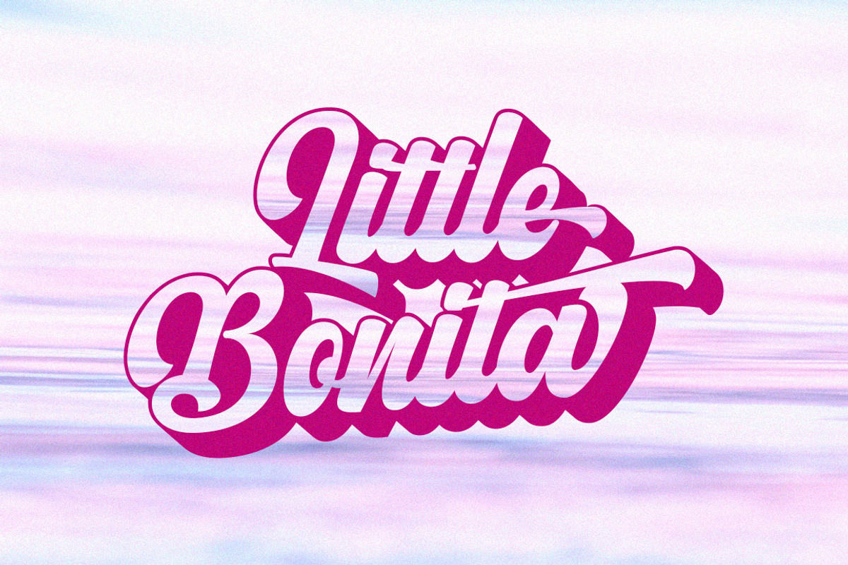 Mitona Vintage (New Update), a Script Font by Letter Fresh (Photo 3 of 9)
