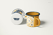 360ml Enamel Mug Mockup Set, a Cups & Container Mockup by creatsy5 (Thumbnail 10 of 30)