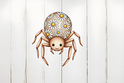Daisy Flower & Halloween Clipart, an Illustration by Watercolor design (Thumbnail 6 of 6)