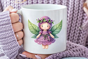Crochet Fairy Mermaid Clipart, an Illustration by Rose Art (Thumbnail 5 of 8)