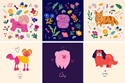 Hand drawn Dogs collection, an Animal Illustration by MoleskoStudio (Thumbnail 16 of 26)