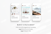 Travel Instagram Post Templates, a Social Media Template by ShopRShop (Thumbnail 2 of 8)