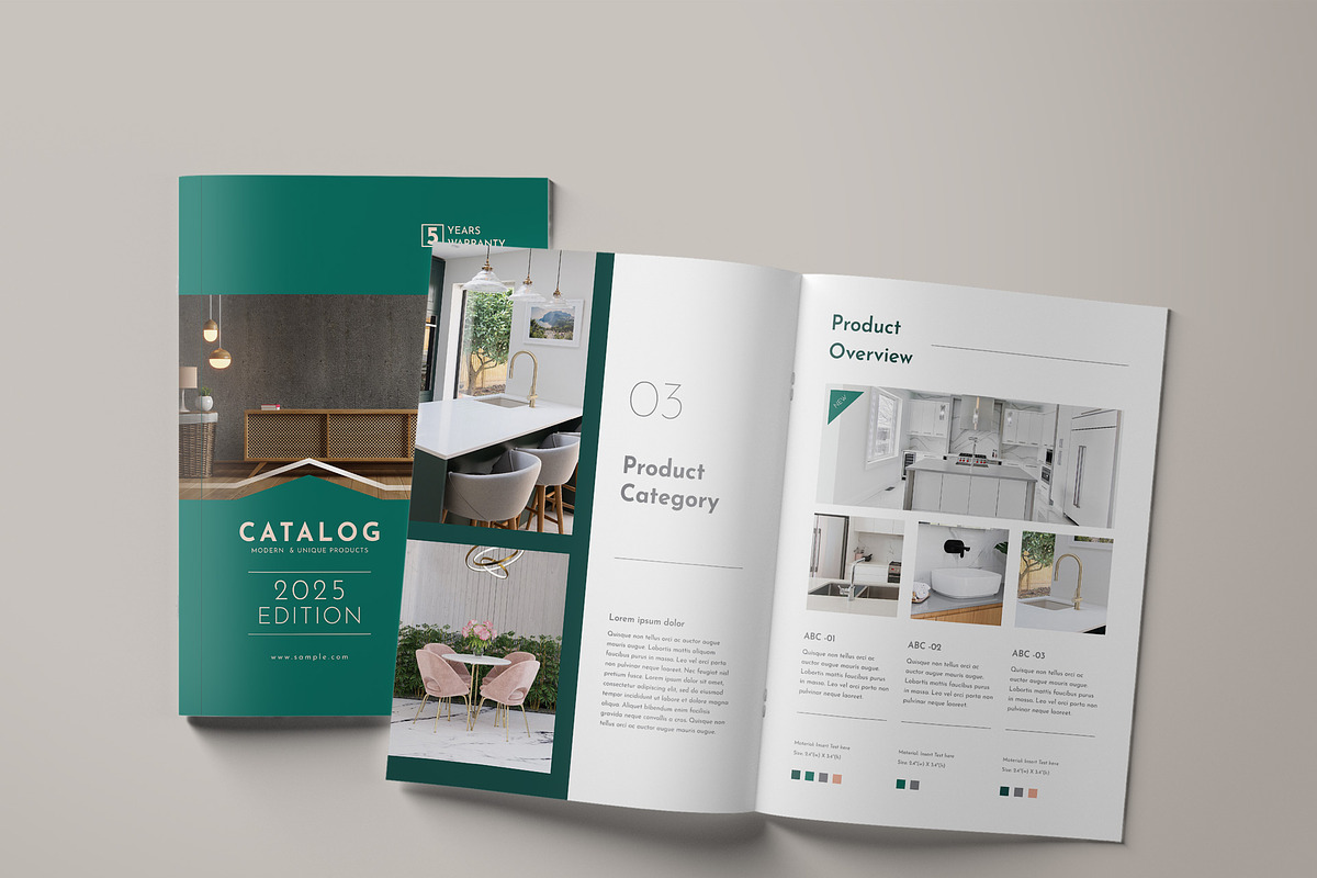 Elegant Catalog Template, a Brochure Template by BrochuresFactory (Photo 5 of 8)