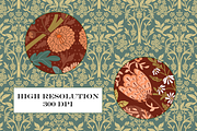 Autumn Boho William Morris Patterns, a Pattern Graphic by RachelStudio (Thumbnail 6 of 10)