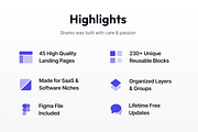 Sharko - Landing Page UI Kit, an UI Kit Template by FinestDevs (Thumbnail 2 of 6)