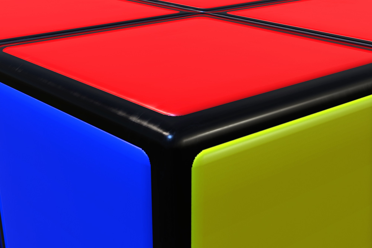 Rubik's Cube Low Poly PBR, an Object 3D Model by Daniel Mikulik (Photo 2 of 9)