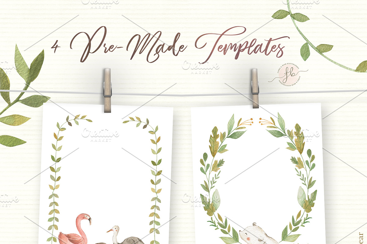 Wild Creatures, an Animal Illustration by Flora+Bear (Photo 5 of 7)