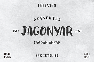 JAGONYAR FONT