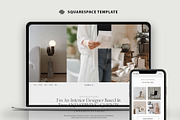 Portfolio Squarespace 7.1 Template, a Websites & App Template by Kseniia_Design (Thumbnail 1 of 8)