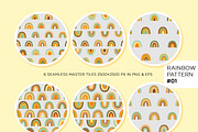 Rainbow Elements & Patterns Set #01, a Pattern Graphic by Olga Begak Art & Design (Thumbnail 3 of 6)