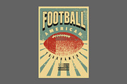 American Football vector poster set., a Sport Illustration by PoPaShop (Thumbnail 2 of 8)