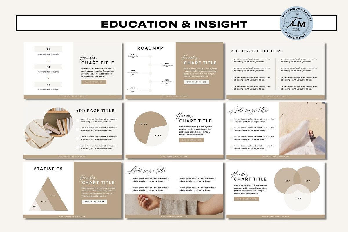 Masterclass Deck - Neutral Aesthetic, a Presentation Template by Freedom Business Shop (Photo 5 of 11)