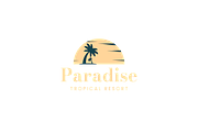 Tropical Resort Palm Tree Logo, a Branding & Logo Template by Dyn Studio (Thumbnail 2 of 2)