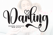 Darling | Script Font, a Handwritten Font by Scratchones (Thumbnail 1 of 9)