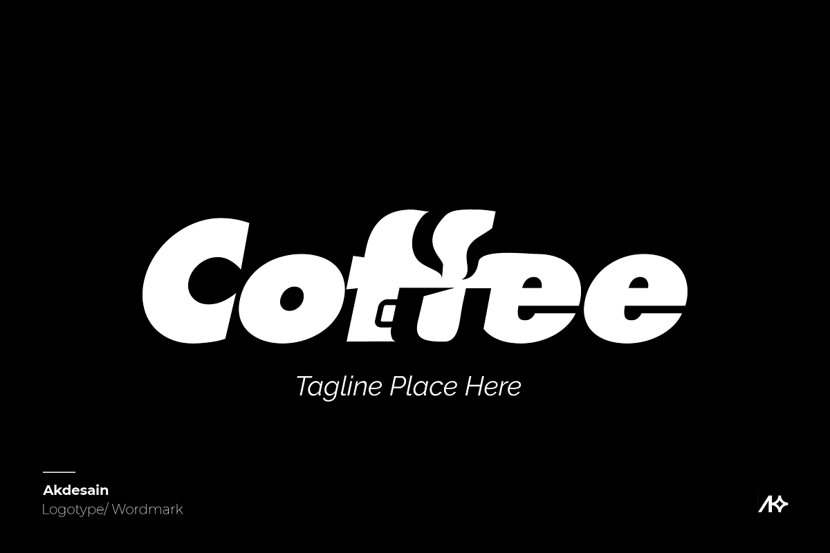 Coffee Wordmark Logo, a Branding & Logo Template by Akdesain