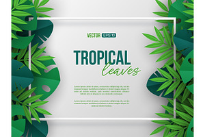 Set Of Designs With Tropical Leaves.