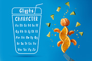 Alphastr A Playful & Tropical Font, a Handwritten Font by Tera Asset Garage (Thumbnail 2 of 7)