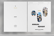 Gold Annual Report Brochure Template, a Brochure Template by Boris Cupac (Thumbnail 2 of 7)