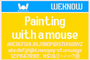 Typewriter font, a Sans Serif Font by weknow (Thumbnail 3 of 8)