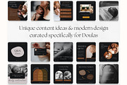 50 Doula Post Templates Dark, a Social Media Template by PatternLab. (Thumbnail 4 of 8)