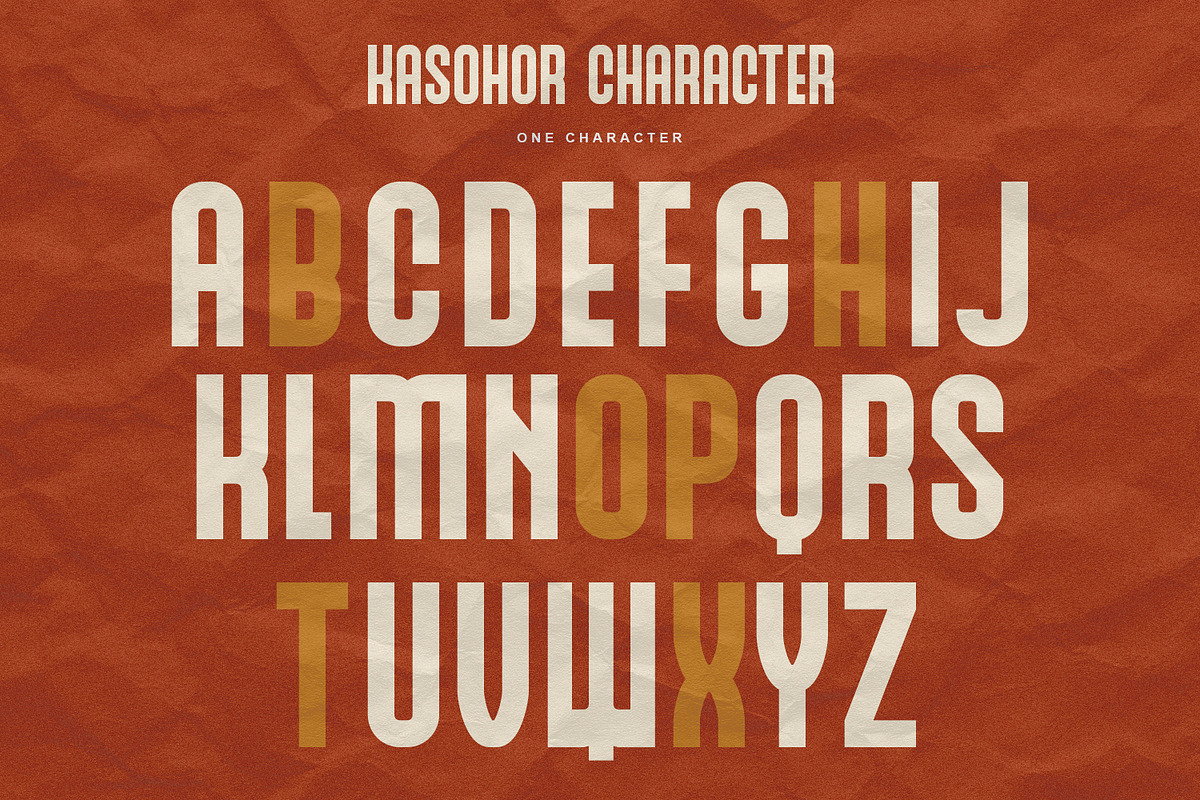 Kasohor - Sans Serif Display Font, a Sans Serif Font by Hello Muh (Photo 2 of 5)