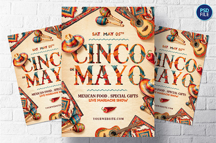 Cinco De Mayo Flyer Template