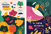 Autumn playful collection, a Seasonal Illustration by MoleskoStudio (Thumbnail 5 of 16)