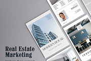 Real Estate Flyers & Brochures, a Brochure Template by Kseniia_Design (Thumbnail 1 of 13)