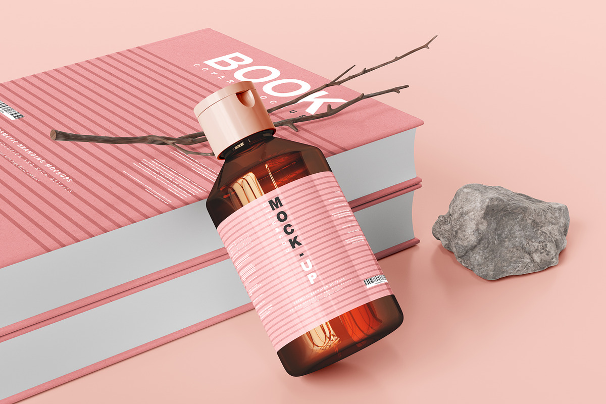250+ Cosmetic Branding Mockup Bundle, a Cups & Container Mockup by pmvch (Photo 66 of 273)