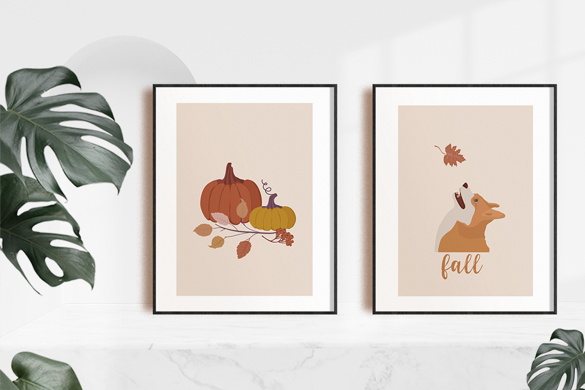 Charming Autumn Illustration Set, a Seasonal Illustration by Irena Art (Photo 8 of 10)