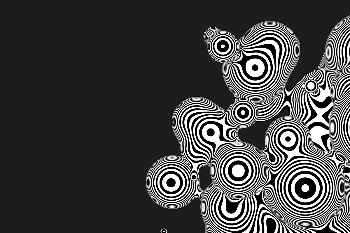 50 Zebra Metaballs, an Object Graphic by GarryKillian (Photo 8 of 51)