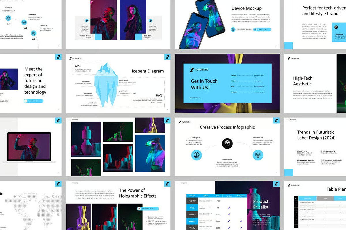 Modern Futuristic Keynote preview 2