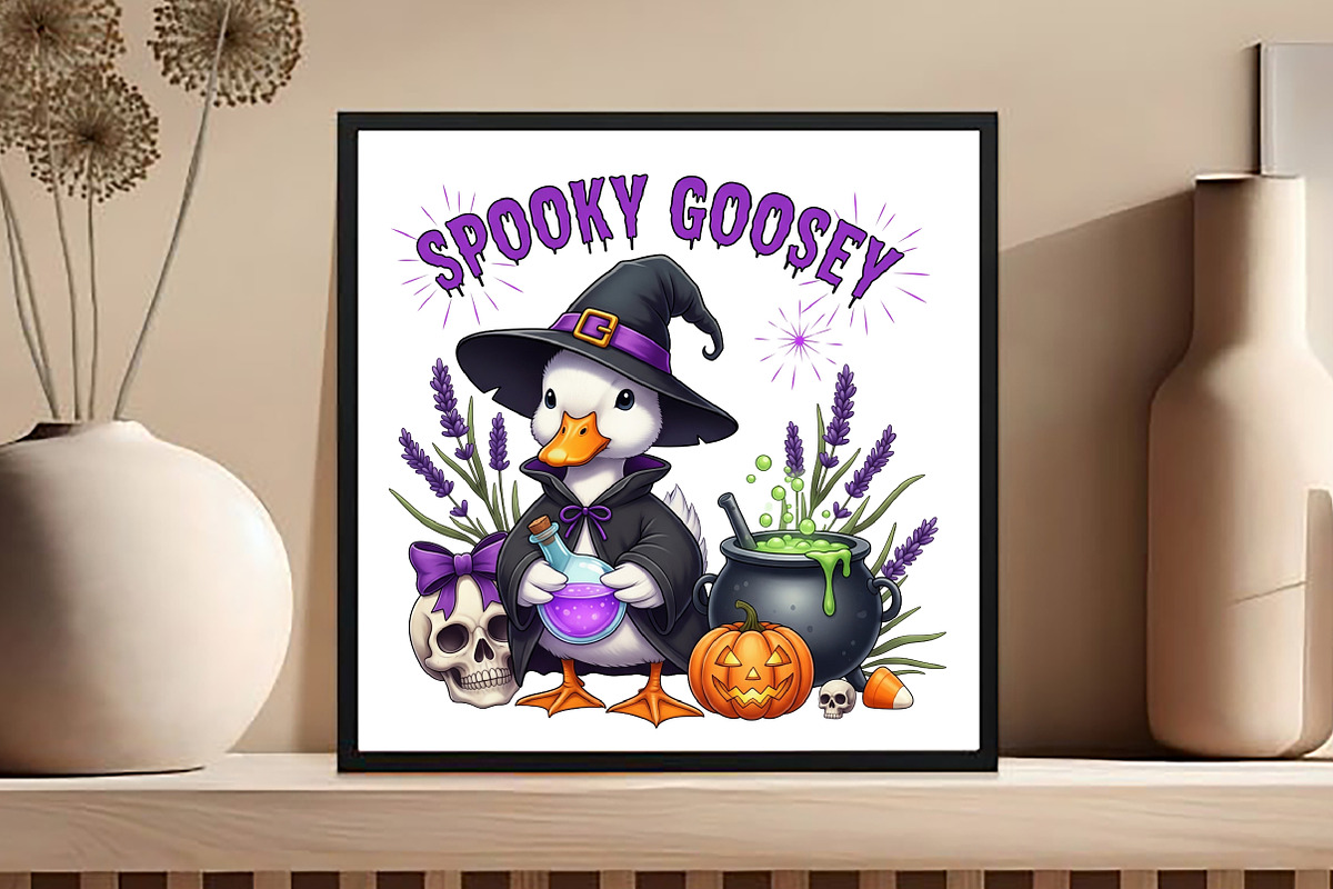 Fun Halloween Silly Goose Spooky, an Illustration by Black Bird Studio (Photo 4 of 4)