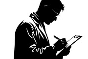 This Scientist Lab Silhouettes, an Illustration by Amazin_art (Thumbnail 25 of 31)
