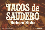 Mañana – A Fanciful Retro Font, a Serif Font by Komet & Flicker (Thumbnail 2 of 15)