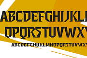 Metrogard- Dynamic Headline Font, a Font by Lurinzu Studios (Thumbnail 3 of 11)